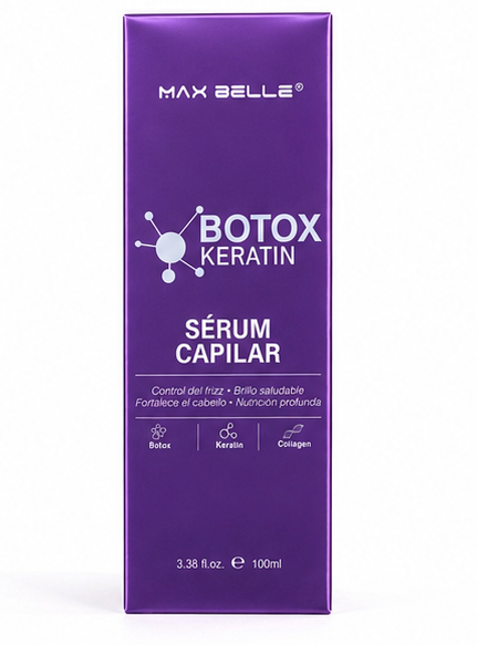 Sérum Capilar Bótox + Keratina — Cabello Sedoso y Transformado desde la Primera Aplicación